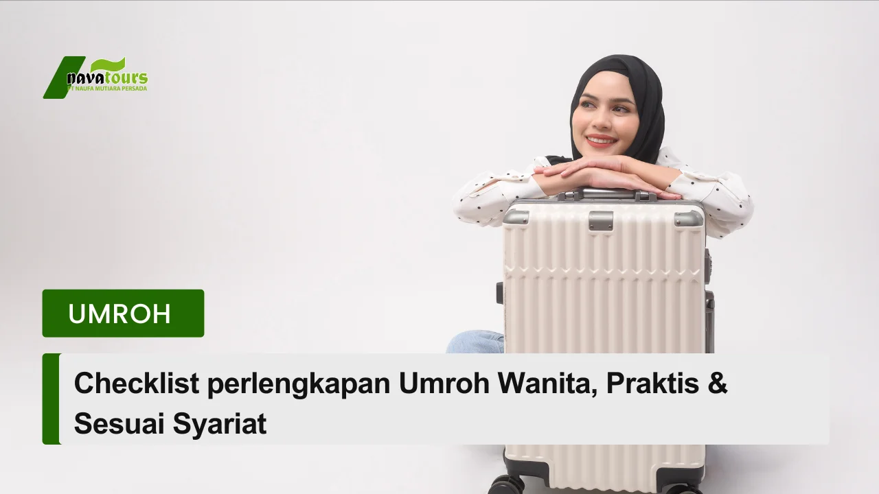 perlengkapan umroh wanita 12 hari