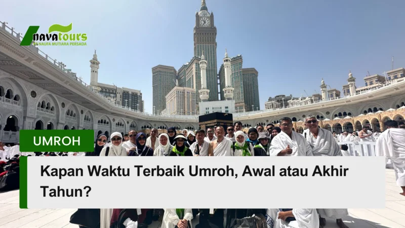 Jamaah umroh di Masjidil Haram pada waktu terbaik untuk umroh