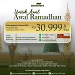 Paket umroh awal Ramadhan 2026 harga 30 jutaan Nava Tour