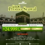 Promo umroh Syawal 2026 murah 24 jutaan transit flight