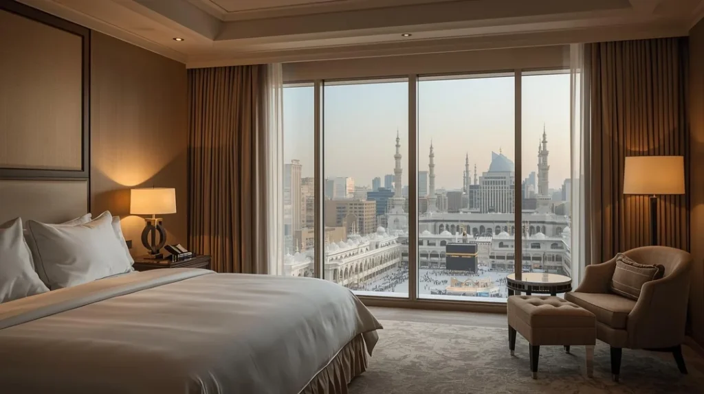 hotel haji khusus dengan view Masjidil Haram Makkah