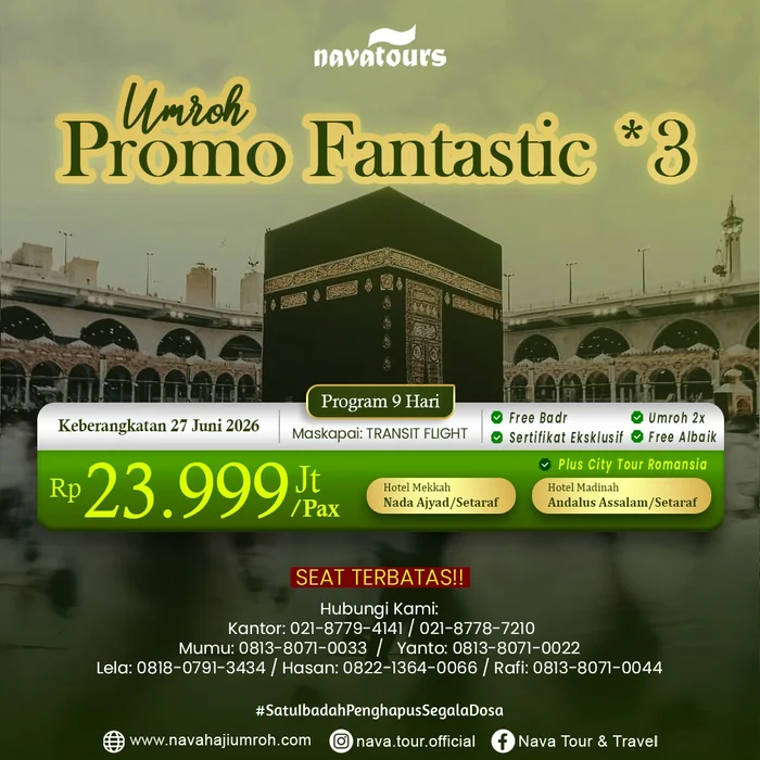 Promo umroh juni 2026 harga terjangkau dengan city tour