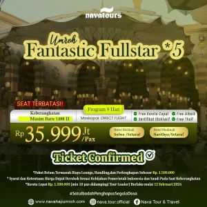 biaya umroh fantastic fullstar harga 35 jutaan