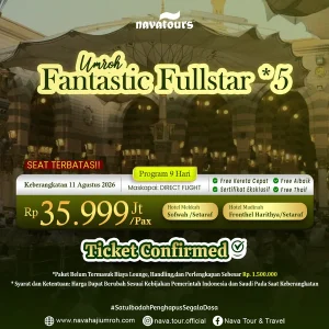 paket umroh agustus premium 2026 hotel setaraf fasilitas eksklusif dan direct flight