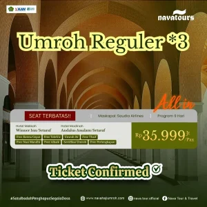 umroh desember paket reguler bintang 3 Nava Tour