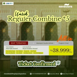 umroh desember paket reguler combine bintang 5